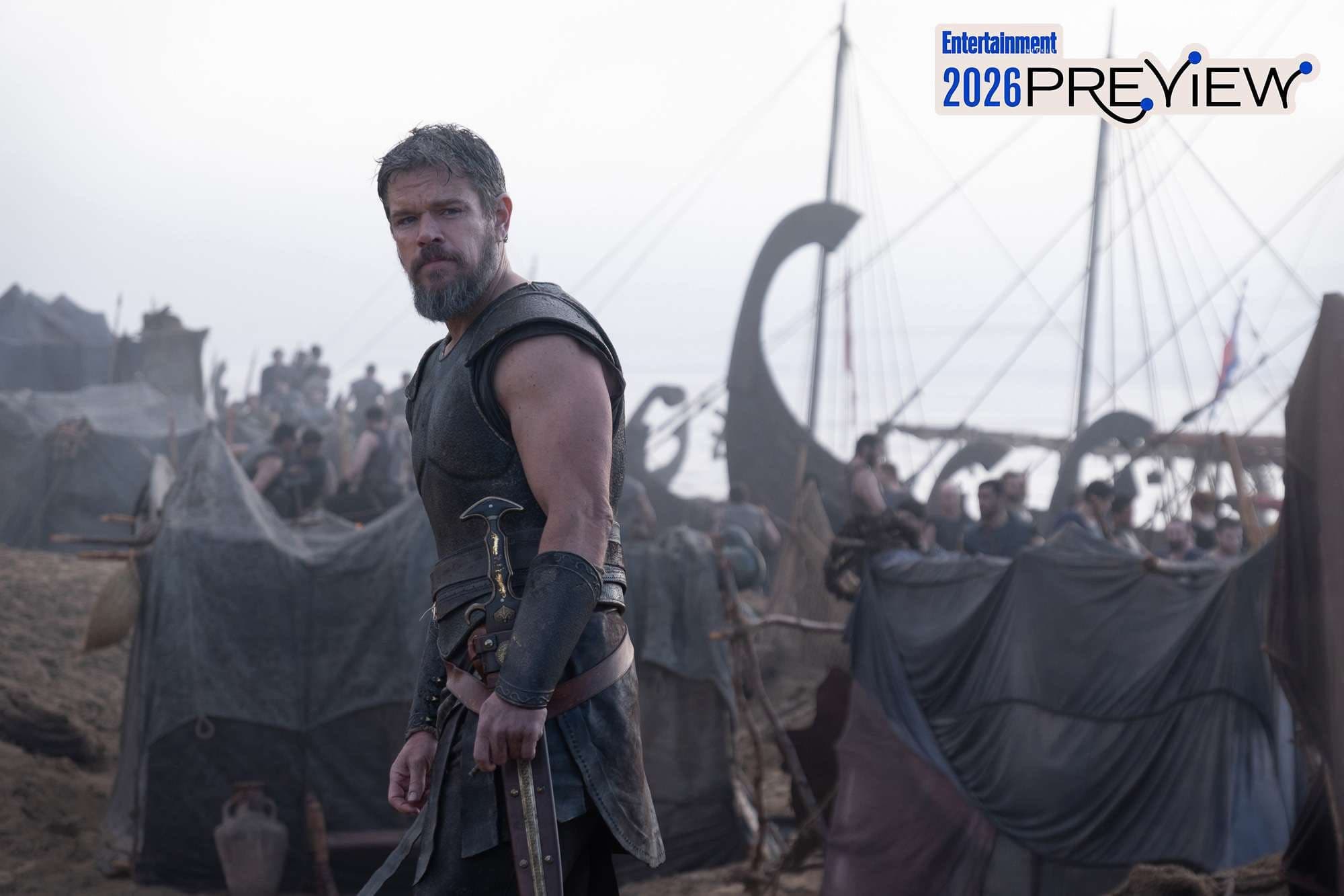 Matt Damon as Odysseus in The Odyssey